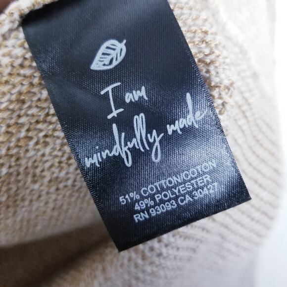 Nic+Zoe Sweater Constellation Embellished Knit Retail $168 - Size M - Picture 6 of 7